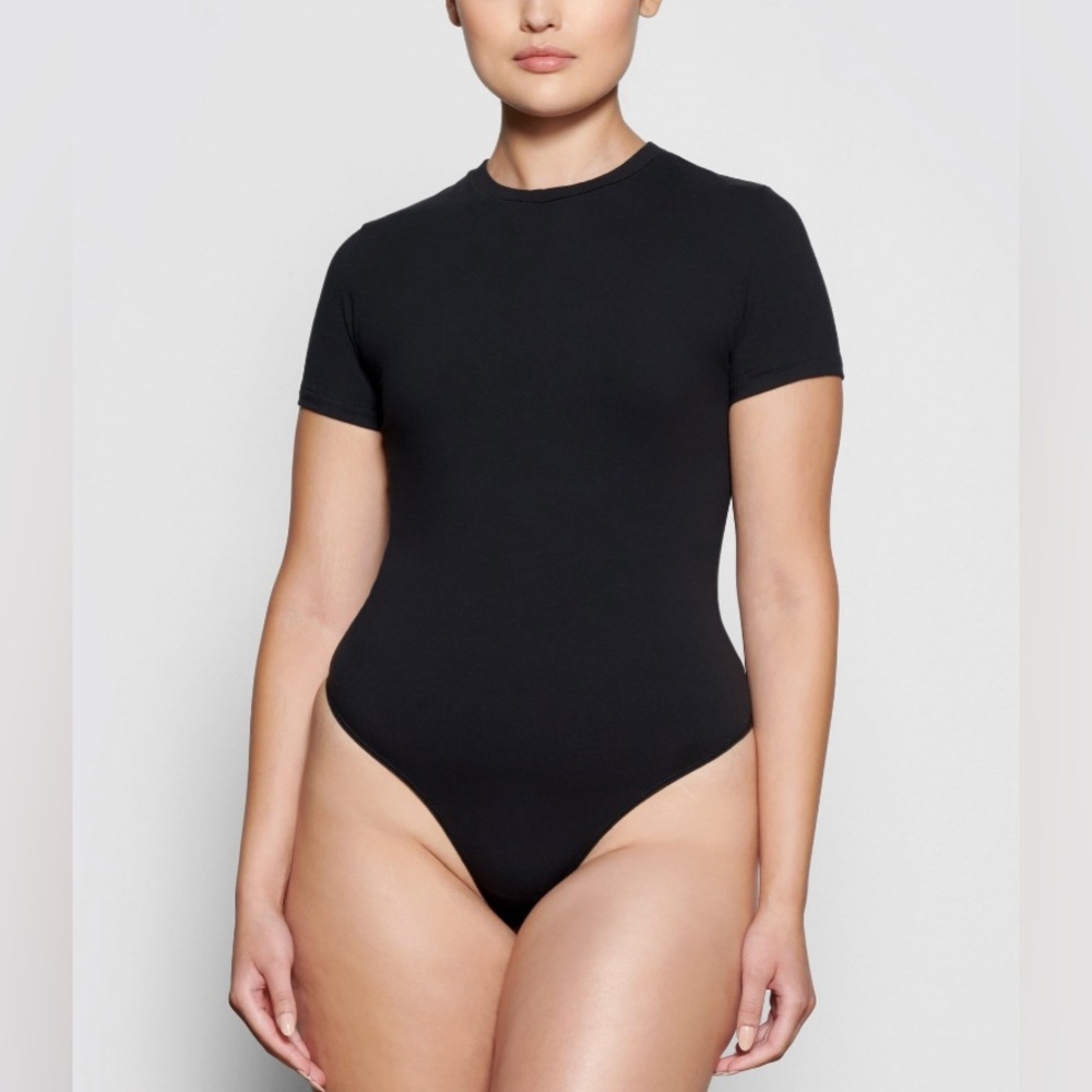 SKIMS cotton jersey t shirt bodysuit